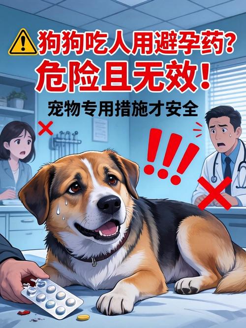 主人错误给狗狗喂人类避孕药场景