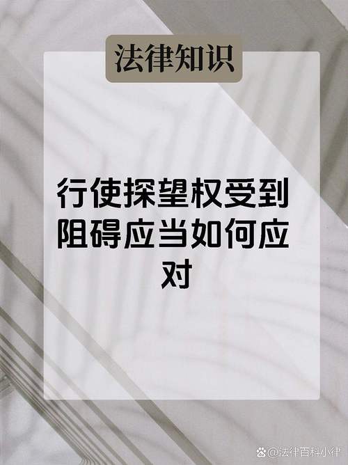 碰到探望权受阻，你可以按这三步处理