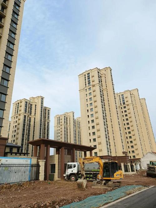 二线城市拆迁安置小区外景