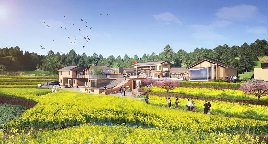 乡村文旅融合项目开发运营实景图