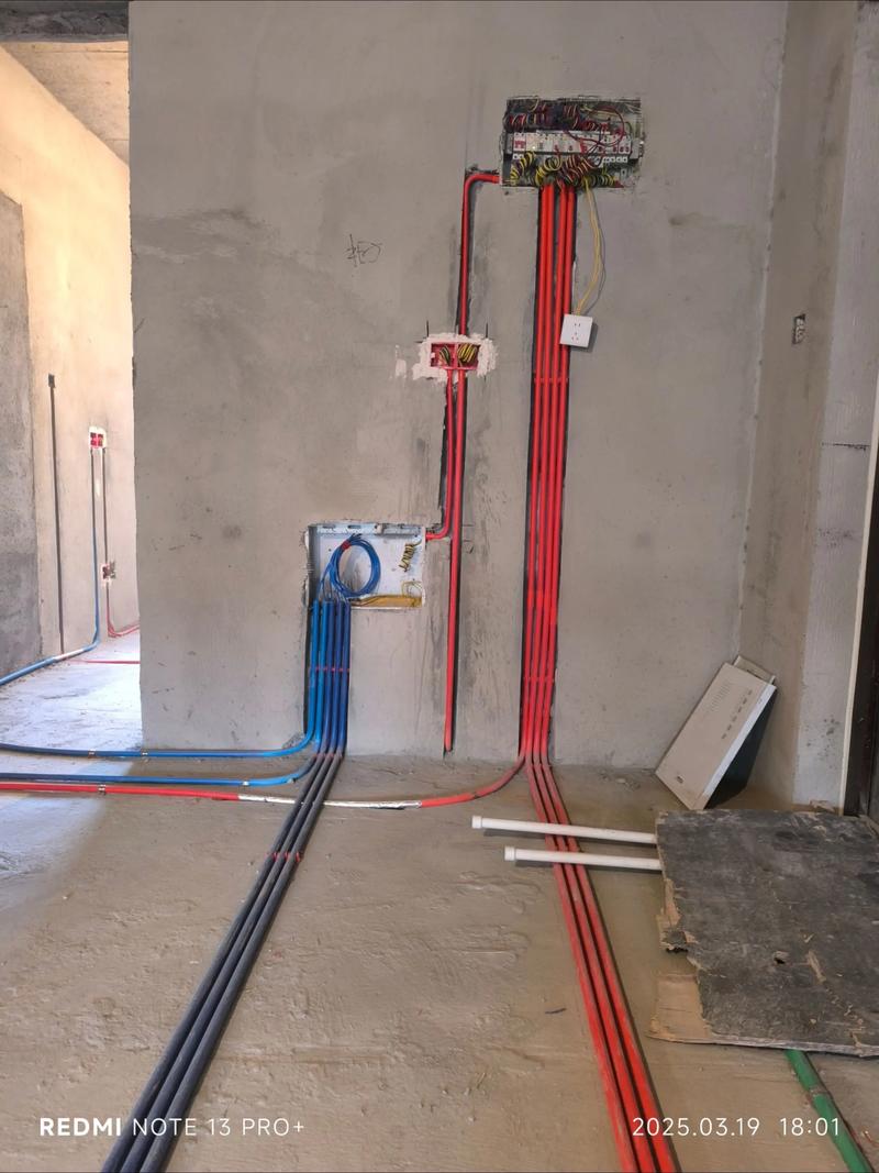 电线活线工艺施工现场实拍