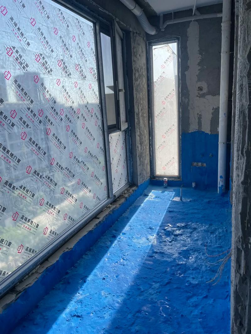 家庭阳台耐冷热循环涂料施工实景