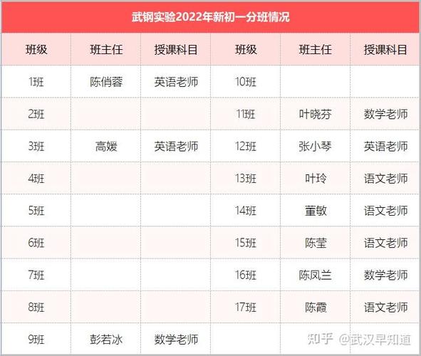 初中平行班与重点班师资配置对比表