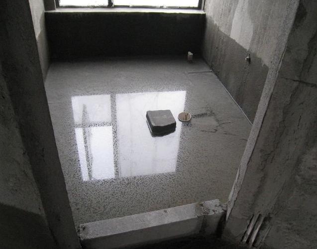 家装浅灰色柔性防水施工完成实景图