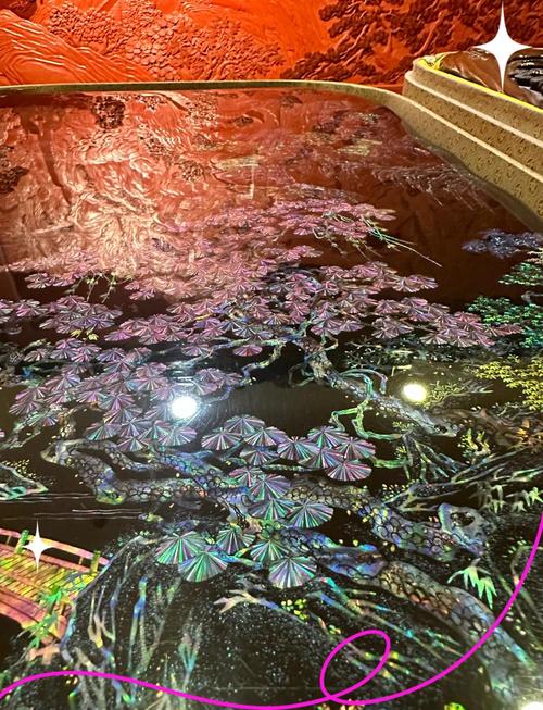 扬州漆器点螺工艺手工制作场景