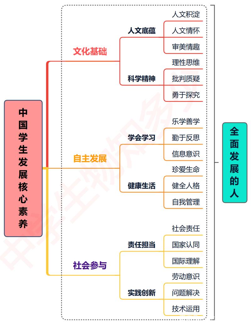新高考学生核心素养认知发展路径图