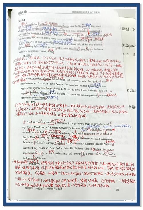 考研学生考前一晚笔记整理实拍