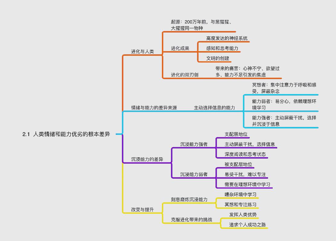 专注力训练例题答题思路思维导图
