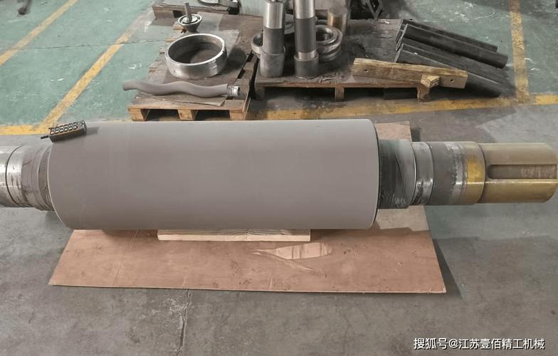 热喷涂加工完成的冶金轧辊成品展示