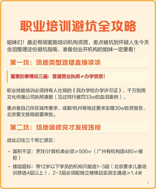 技能培训的坑与路