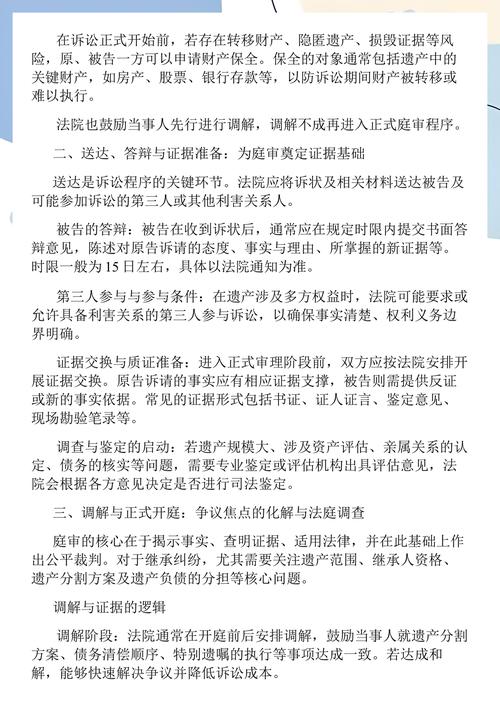 北京房产继承纠纷案件庭审记录实拍图