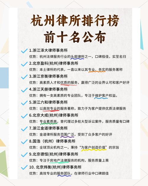 各律所核心优势解析