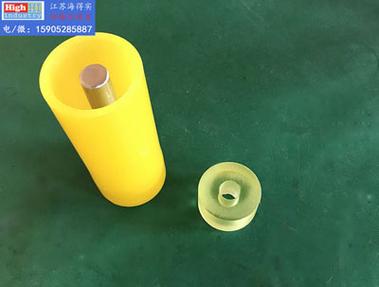 等静压成型密度不均氧化铝坯体剖面实拍