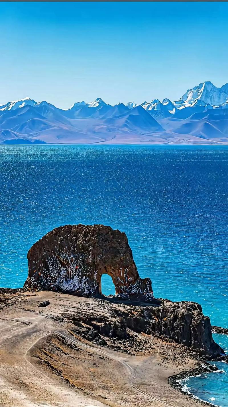 纳木错湖景