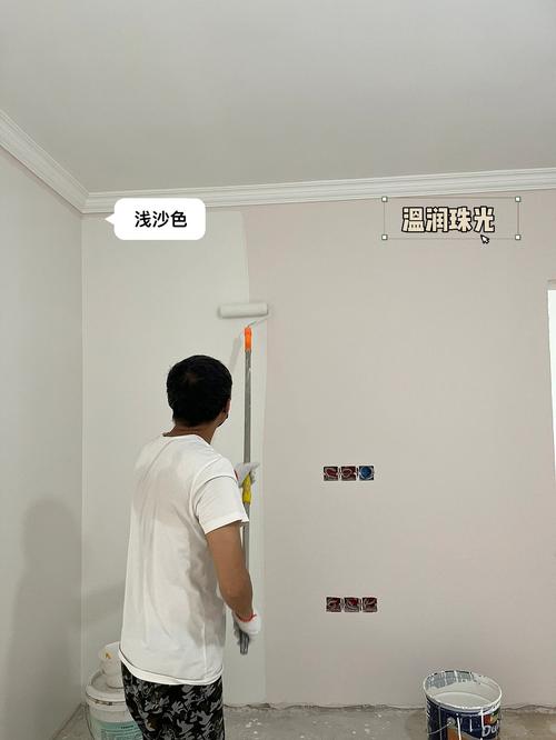 整屋全刷珠光漆采光过强翻车图