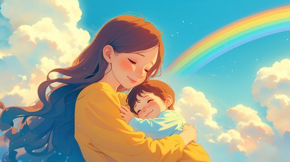 妈妈接住孩子完美主义敏感期情绪场景图