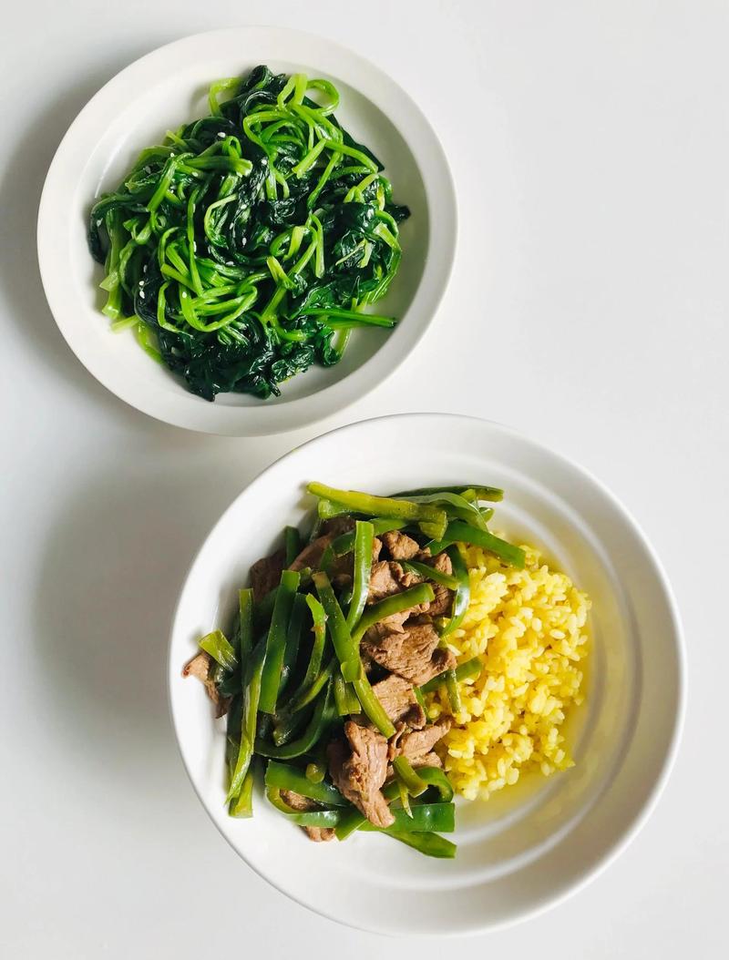 家常快手一人份轻食餐摆盘