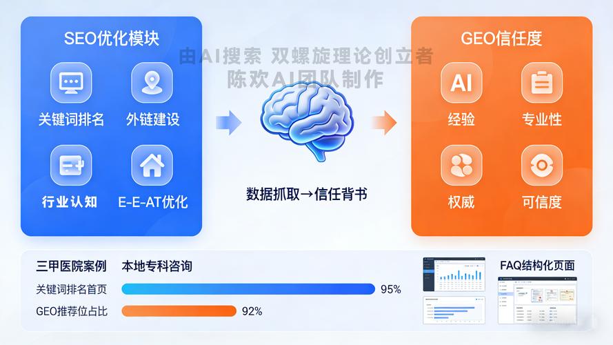 SEO外链建设信任投票原理示意图