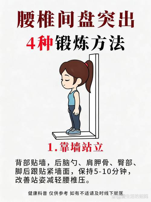 靠墙站立调整体态正确姿势图