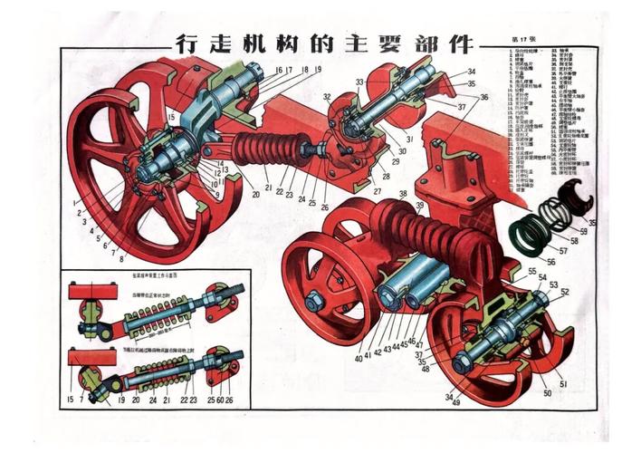 工业机械构造插图绘本内页