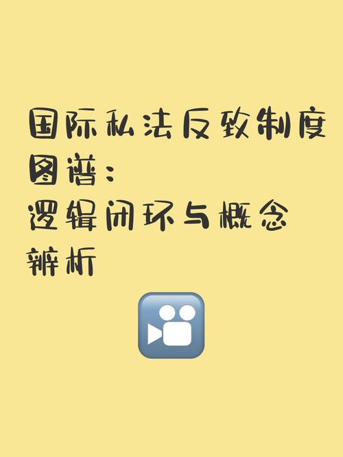 国际私法反致制度示意图