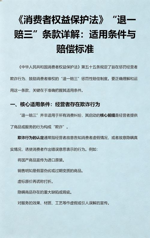 消费者权益保护法三倍赔偿条款标注图