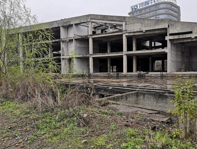 南京烂尾楼工地停工现场实拍