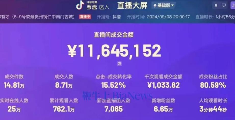 直播带货网红多家空壳公司工商信息截图