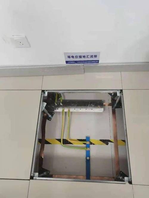 工业车间强电磁干扰环境下以太网/IP屏蔽网线接地实景