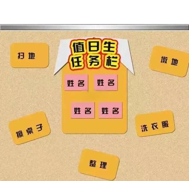 把争吵变成一张轮值表
