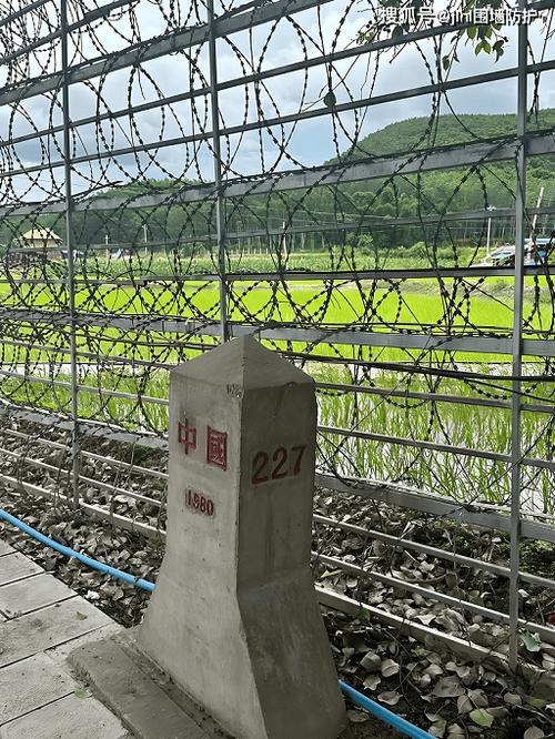 图们江边境铁丝网