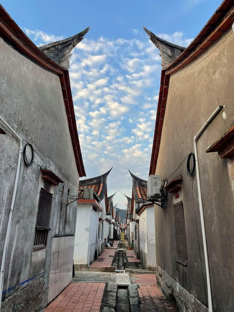 漳州埭美古村红砖厝