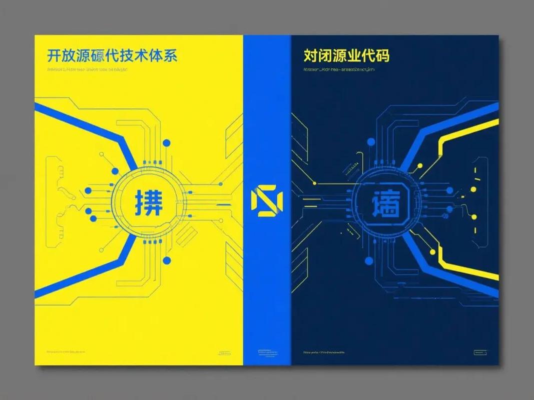 科技巨头通过开源争夺技术标准控制权示意图