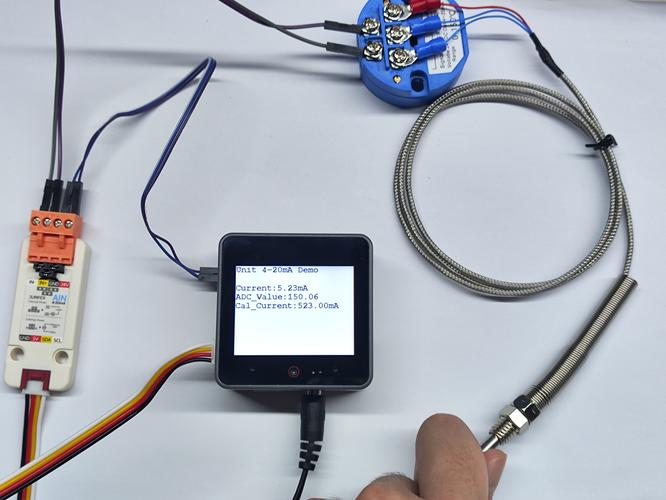 教学用Arduino连接机床电流传感器采集装置