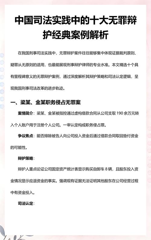 天津无罪辩护律师经典案例整理文档实拍