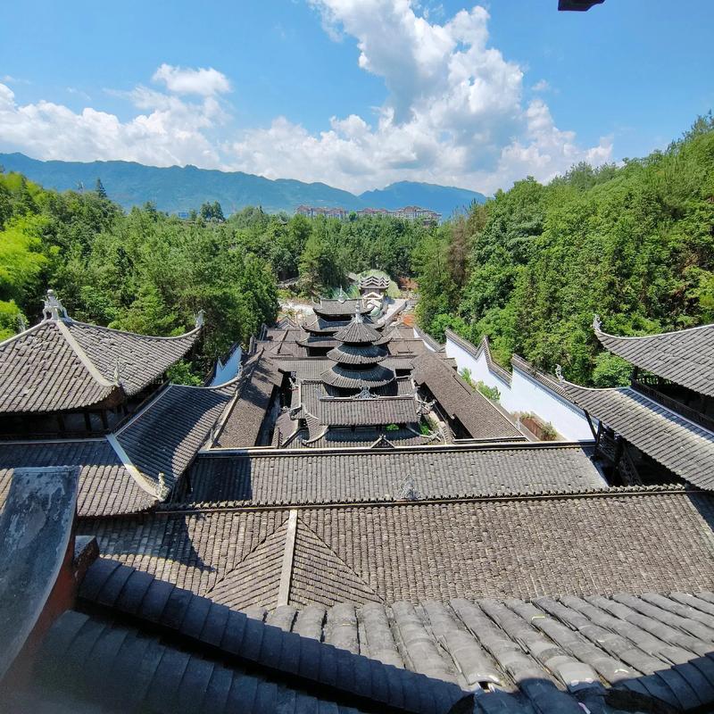 恩施土司城九进堂榫卯结构