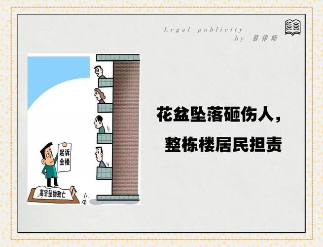 高楼花盆坠落砸伤路人侵权责任图解
