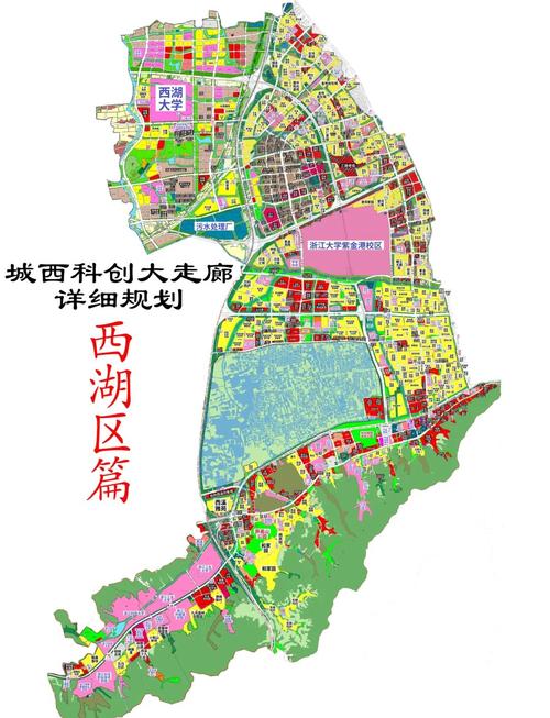 杭州西湖风景名胜区保护规划管控红线图