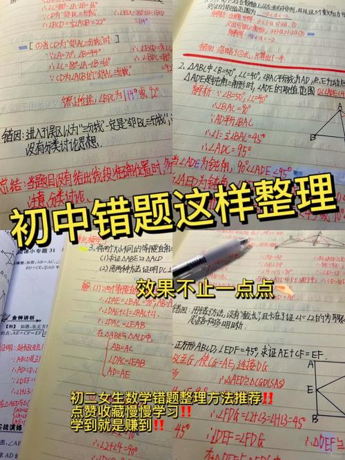 初中数学基础知识点整理错题本