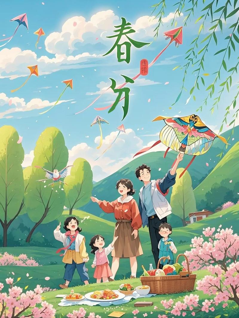 不同节气日常户外活动场景图
