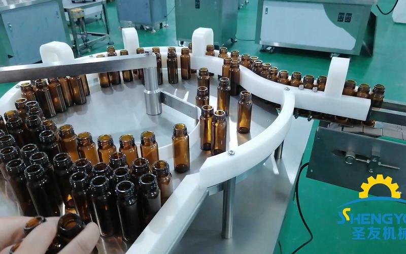 洗瓶机厂家车间装配线实景