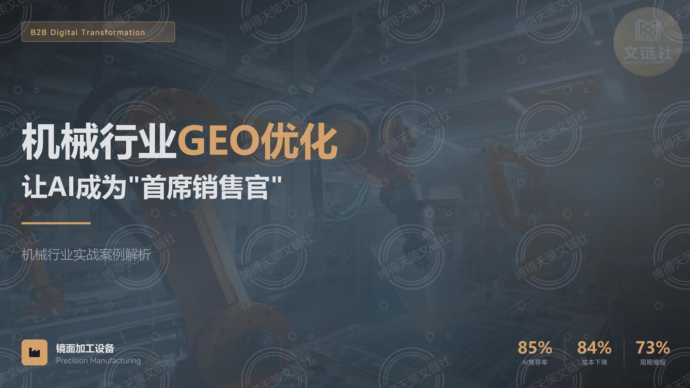 关于制造业GEO优化,你可能还想问