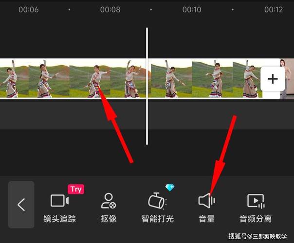 剪映自动匹配音量功能位置图