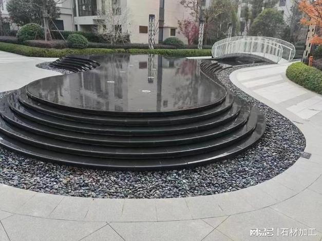 贝迪颐园黑色石材汤池