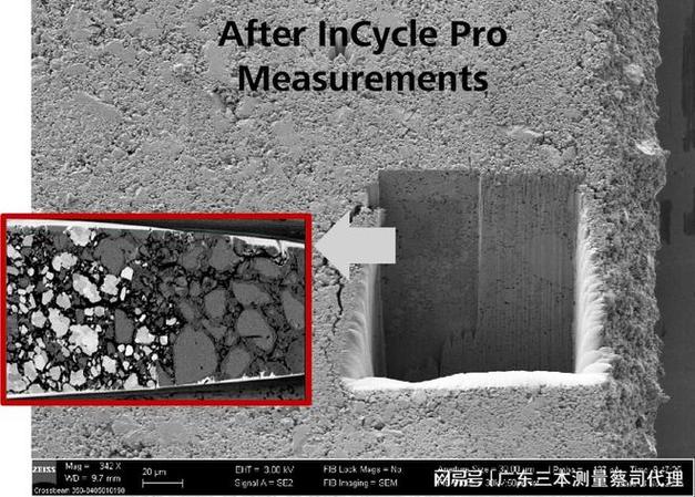 固态电池内部结构硫化物电解质材料电镜扫描图