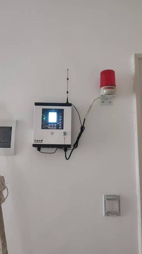 工业车间火灾报警探测器安装实景图