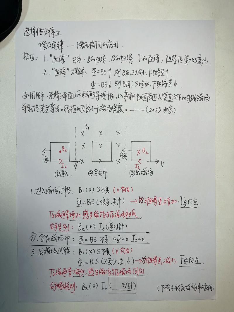 高中楞次定律经典错题解题步骤图