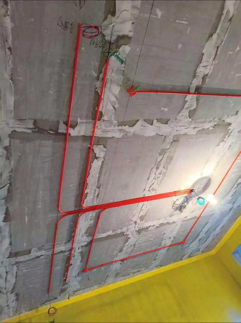 家装标准施工流程水电走位实景图
