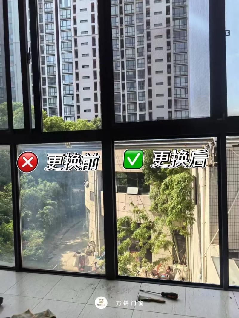路边高层住宅换窗降噪改造对比