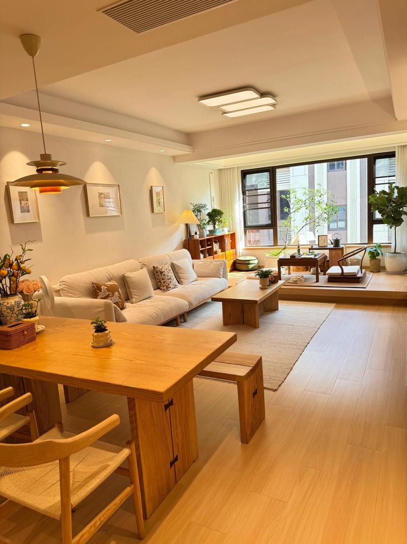 原木家具天然养护居家场景图